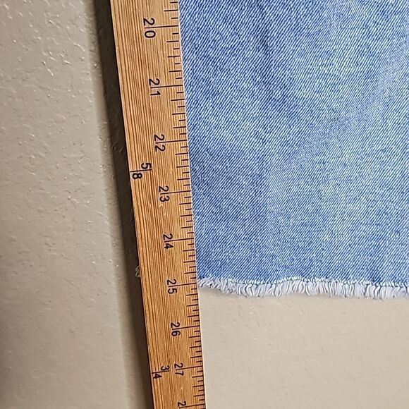 Frayed Jeans High Rise Straight Ankle 29 - Picture 9 of 11